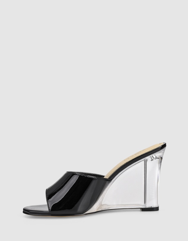 Siren - Bear Clear Wedge Heels