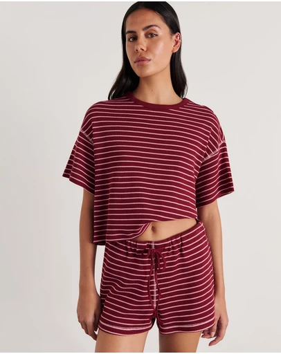 Jag - Milly Waffle Short Sleeve Tee