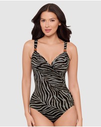 Miraclesuit Swimwear  - Zirconic Siren Underwired Crossover Shaping Swimsuit