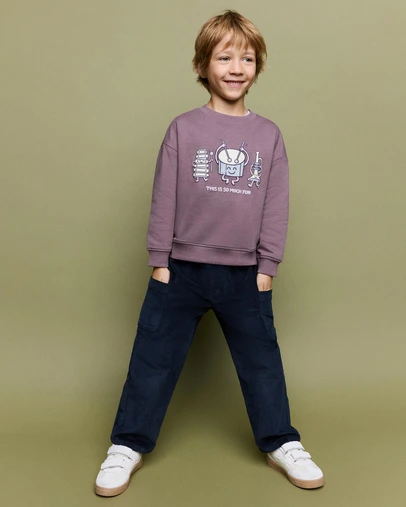 M.N.G - Ticket Sweatshirt - Babies-Kids