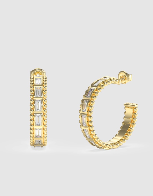 GUESS - Guess Golden Globes Baguettes Hoops