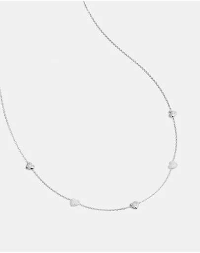 By Charlotte - You Have My Heart Charm Choker