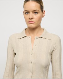 FRIEND of AUDREY - Cleo Collared Knit Top