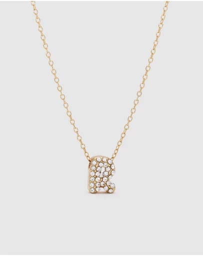 Seed Heritage - Initial Jewel Bubble Necklace