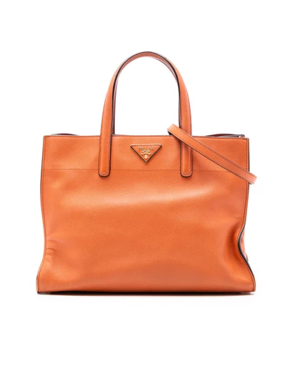 Pre-Loved by Azura Reborn - Pre-Loved Saffiano Soft Triple Pocket Tote