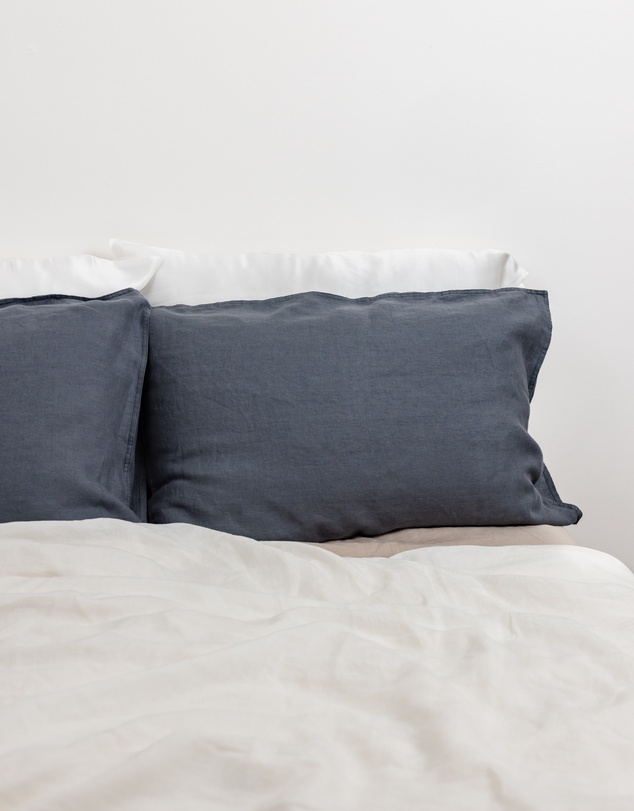 SILK MAGNOLIA - French Linen Pillowcase