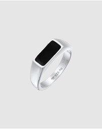 Kuzzoi - ICONIC EXCLUSIVE - Ring Men Signet in 925 Sterling Silver