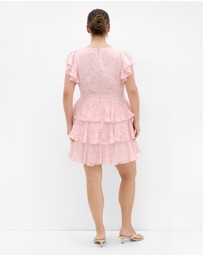 City Chic - First Date Flutter Mini Dress