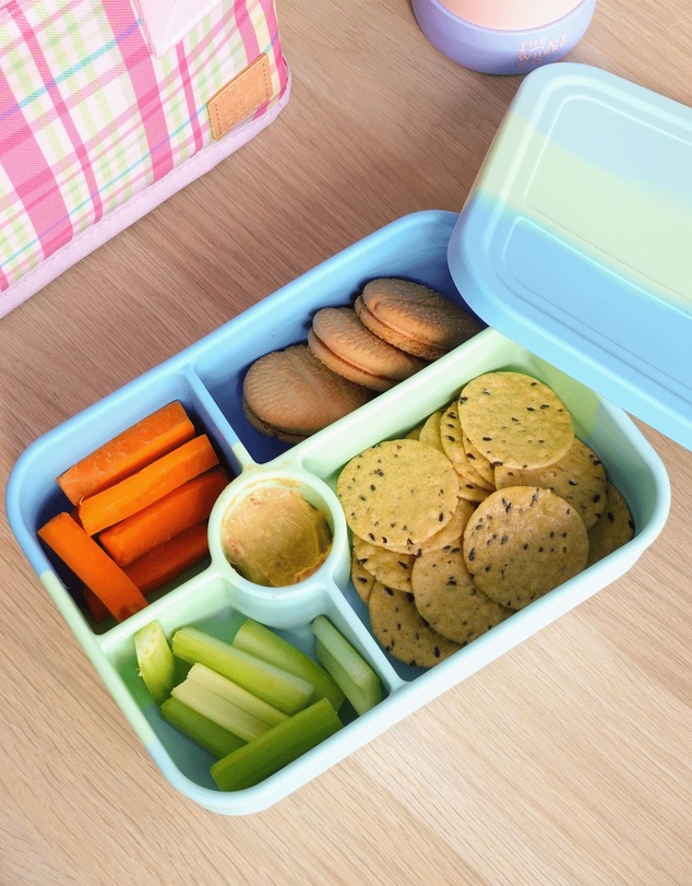 The Somewhere Co - Peppermint Large Silicone Bento Lunch Box