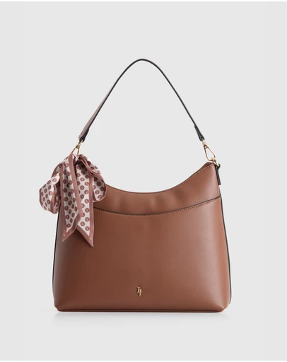 Laura Jones - Scarf Large Shoulder Bag