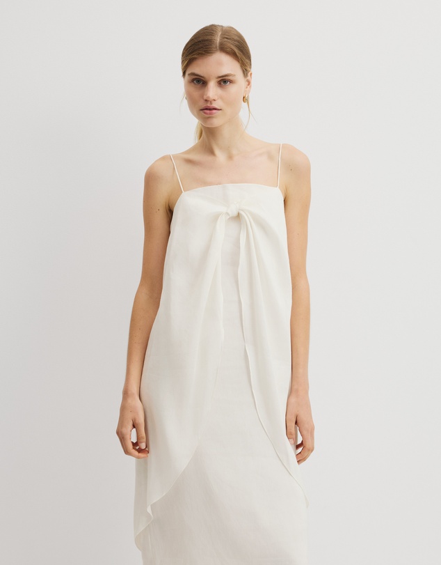Country Road - Tie Detail Midi Dress