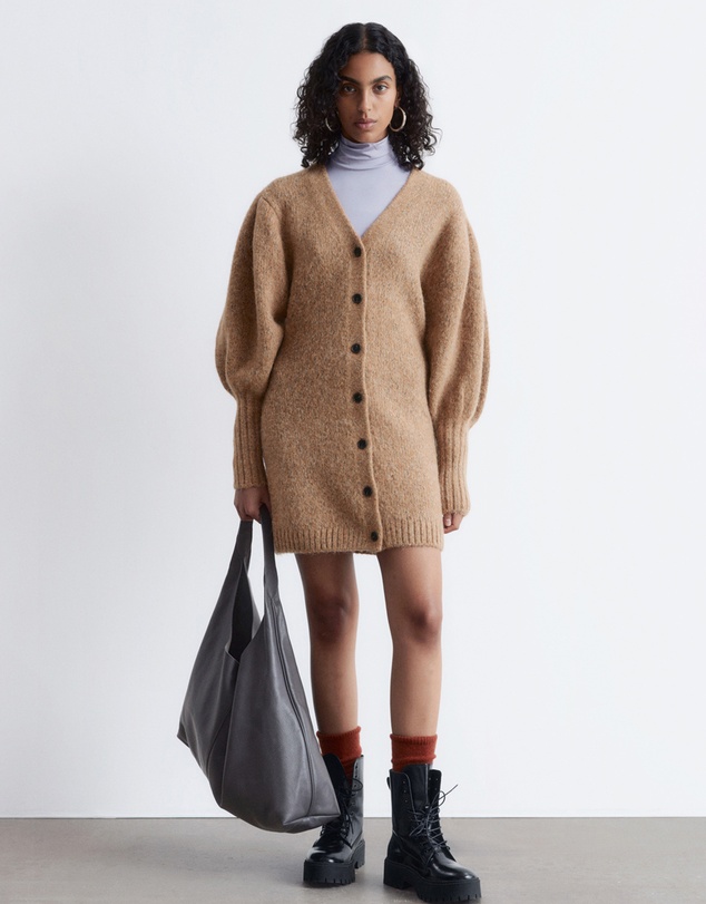 & Other Stories - Alpaca-Blend Mini Dress