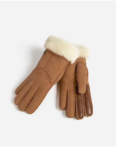 Ozwear Connection Uggs - Ugg Sheepskin Touch Screen Gloves