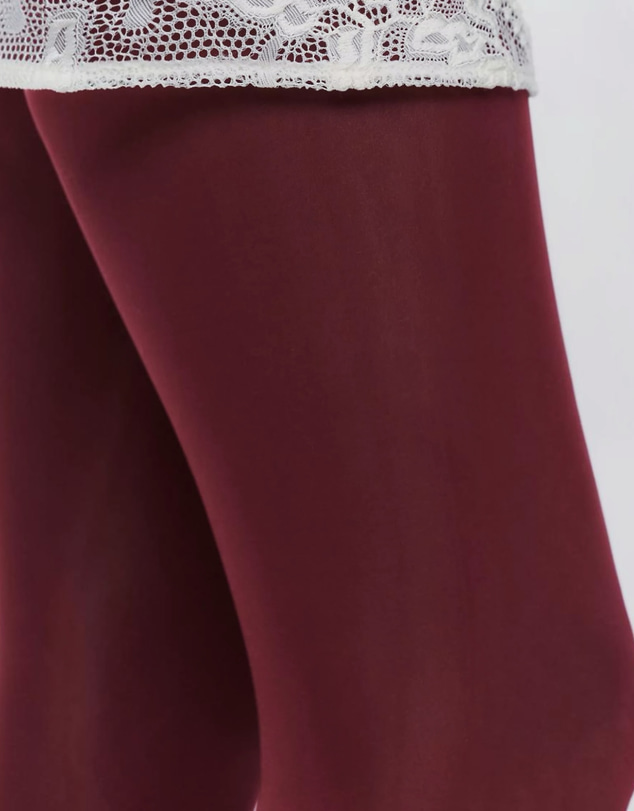 High Heel Jungle - Silk Glazed Skin - Burgundy
