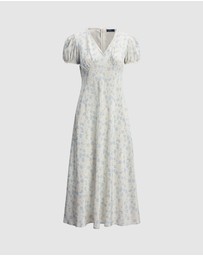 Polo Ralph Lauren - Floral Silk Crepe Dress