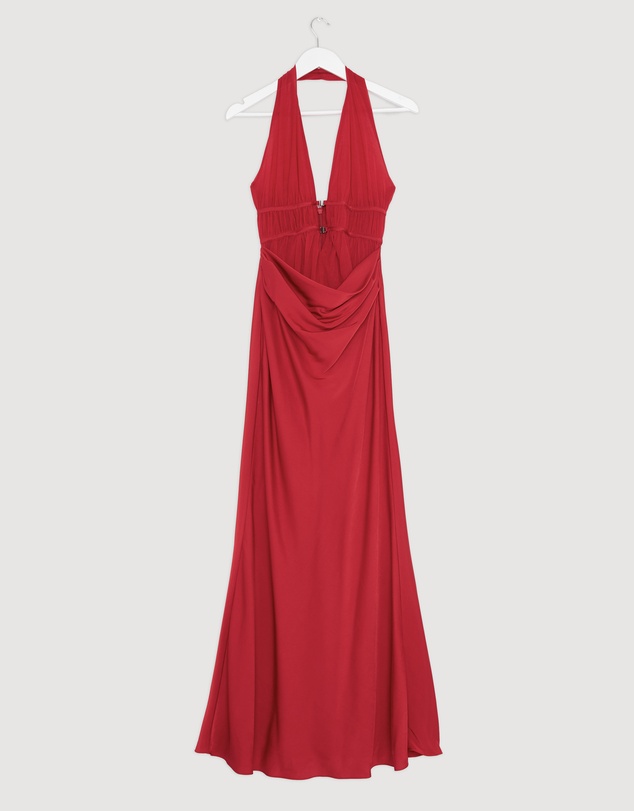 Revibe - Repaired MISHA The Celine Satin Dress - AU 8