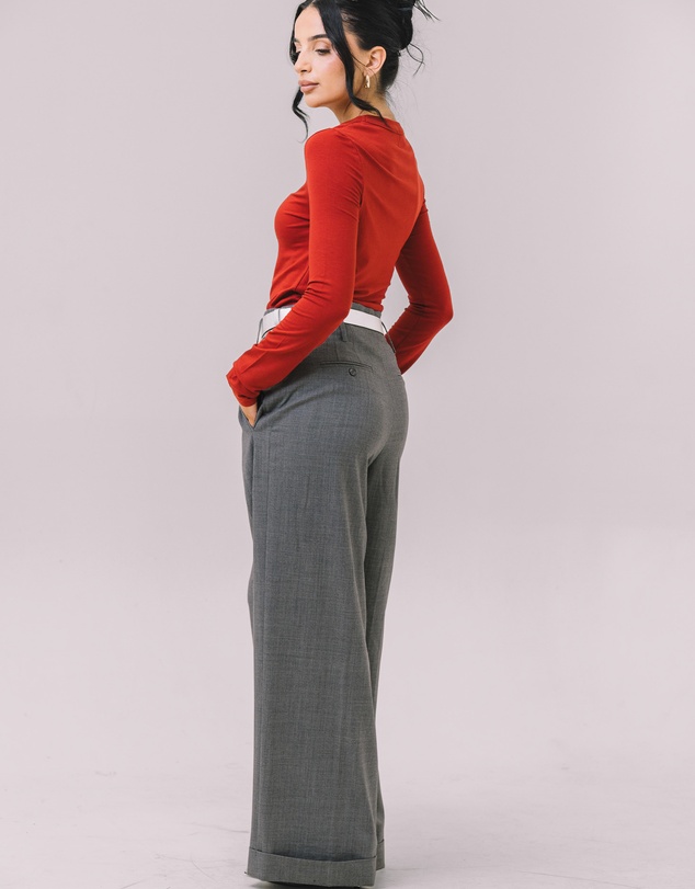 Youmsara - The Valenza Wool–Silk Trouser
