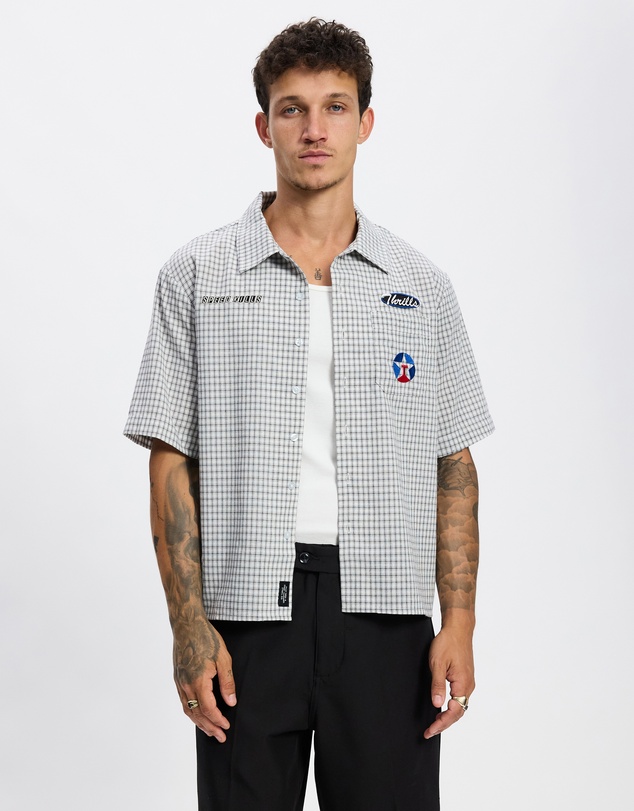 Thrills - Super Charged Short Sleeve Check Work Shirt