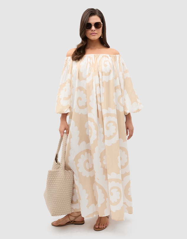 Seed Heritage - Retro Swirl Maxi Dress