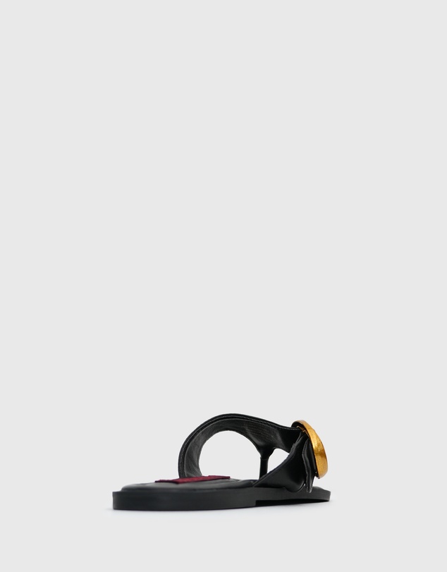 Betts - Rhodes Leather Buckle Thong Sandals
