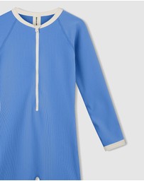 Zulu & Zephyr Mini - Mini Stripe Rib Surf Suit - Kids