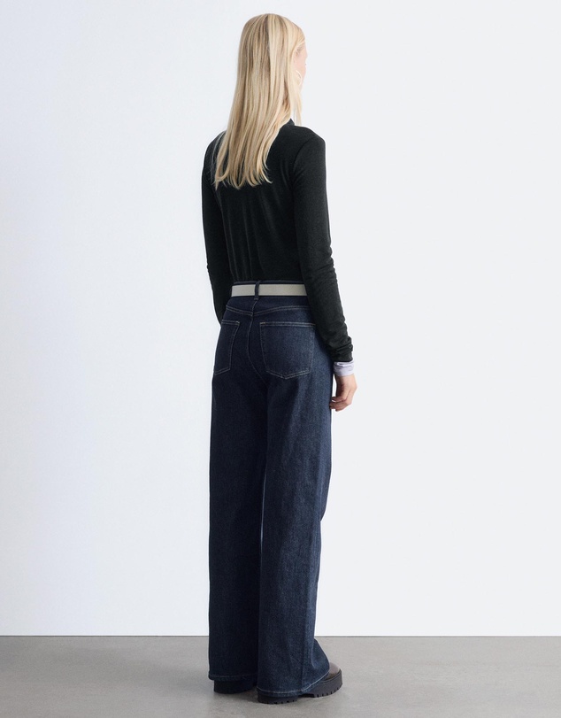 & Other Stories - Pointed-Collar Jersey Shirt