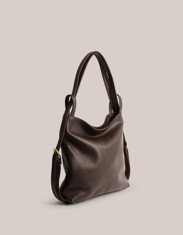 VESTIRSI - Bella Mini Black 3-in-1 Convertible Bag Gold Hardware - The ICONIC Exclusive