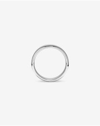Michael Hill - 7mm Flat Bevelled Wedding Band in Sterling Silver