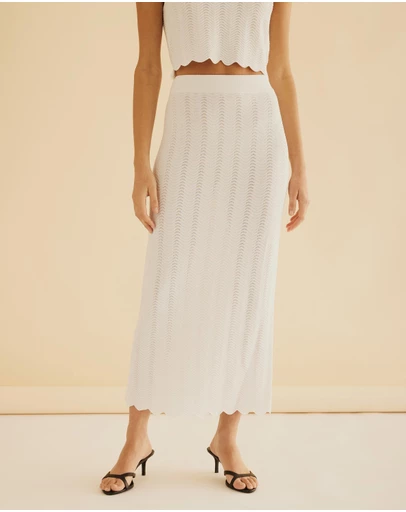 Atmos&Here - Venus Knit Midi Skirt