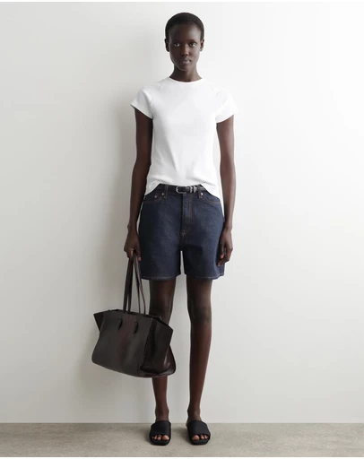 COS - High-Rise Denim Shorts