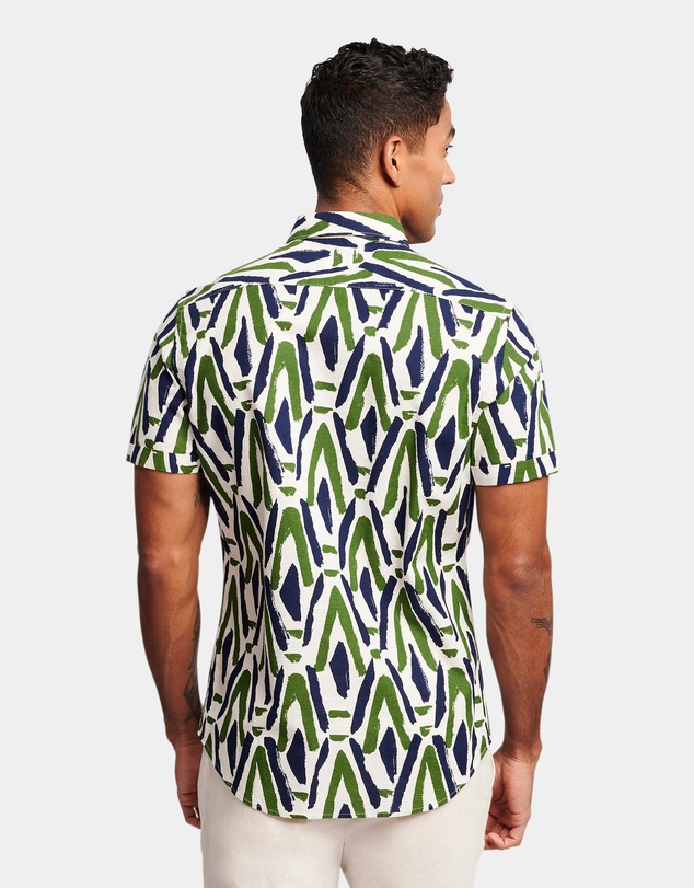 Brooksfield - Abstract Print Casual Shirt