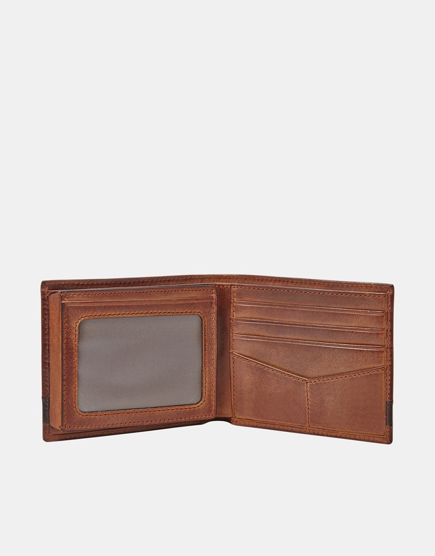Fossil - Quinn Brown Flip ID Bifold
