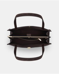 Oroton - Mille Work Tote Suede Bag