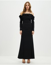 Romance by Honey and Beau - Aria Off Shoulder Maxi Dress
