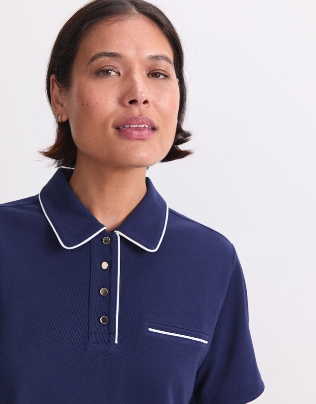 Sportscraft - Tara Tipped Pique Polo