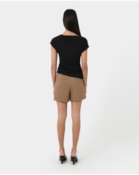 Forcast - Mia Off Shoulder Jersey Top