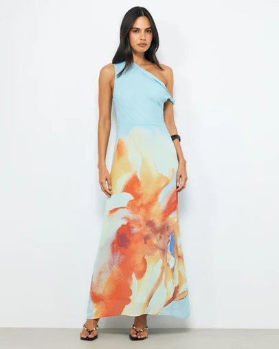 AERE - Iona Off Shoulder Midi Dress