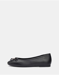 Tommy Hilfiger - Martina Hilfiger Smooth Leather Ballet Flats - Women's