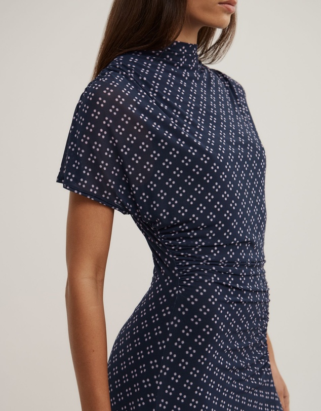 Witchery - Mock Neck Mesh Dress