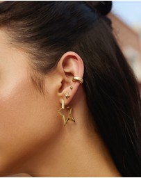 Ania Haie - Gold Sparkling Star Stud Earrings