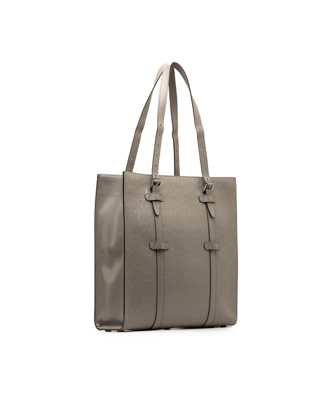 Pre-Loved by Azura Reborn - Pre-Loved GG Embossed Leather Vertical Tote