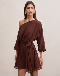 Forever New - Samantha Tipped Draped Mini Dress