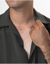 Kuzzoi - ICONIC EXCLUSIVE - Necklace Men Venetian Chain Classic Basic in 925 Sterling Silver