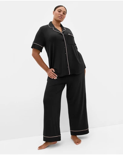 City Chic - Plus size Signature Pyjama Pant - black