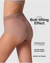 Leonisa - Lace Stripe Undetectable Seamless Shaping Brief