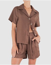 Amelius - Cancun Linen Bowling Shirt