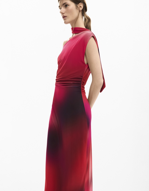 Desigual - Asymmetric Draped Dress
