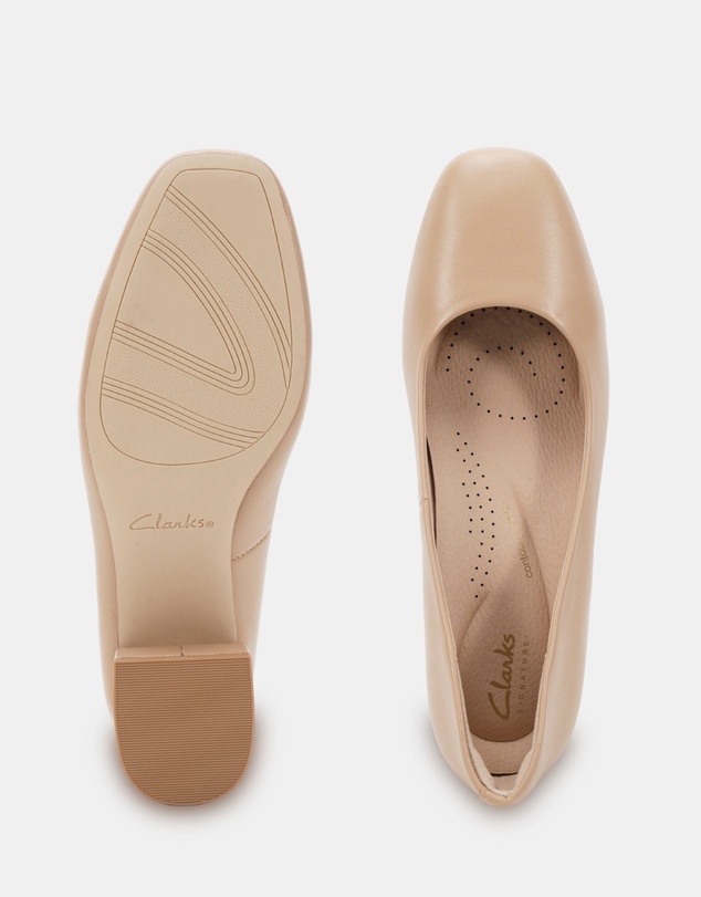 Clarks - Wintry Nude Smooth