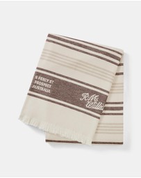 R.M.Williams - Striped Script Towel
