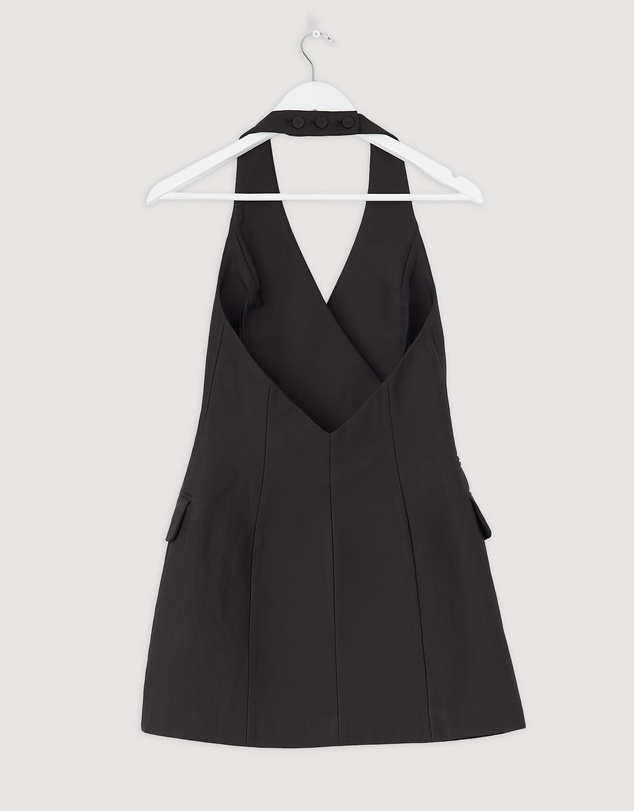 Revibe - Repaired Shona Joy Otis Tailored Wrap Mini Dress - AU 8